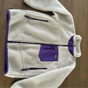 Girls, size 7/8 Patagonia fleece zip up